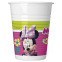 8 plastic cups - Minnie