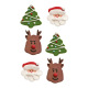 Sugar Decorations - Christmas Decorations - 6pcs - Decora
