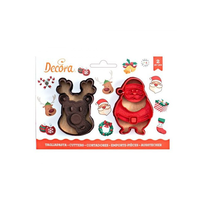 Emporte-pièces - Noël - 2pcs - Decora