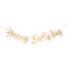Gold Letter Banner - Happy Birthday - Folat