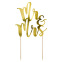 Cake topper Mr&Mrs - Gold - PartyDeco