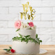 Cake topper Mr&Mrs - Gold - PartyDeco