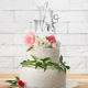 Topper Mr&Mrs - argent - PartyDeco