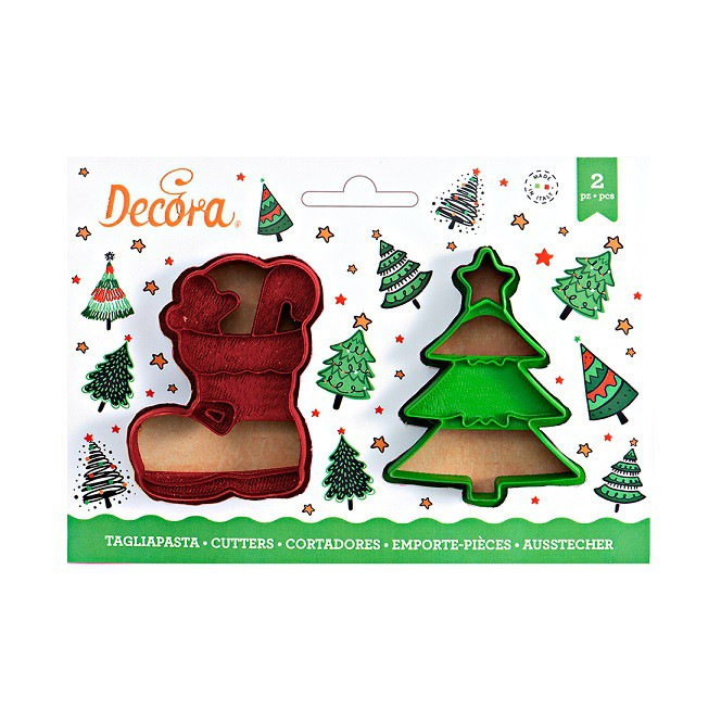 Christmas Tree Cutters - 2 pcs - Decora