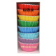 100 caissettes - couleurs arc-en-ciel - PME