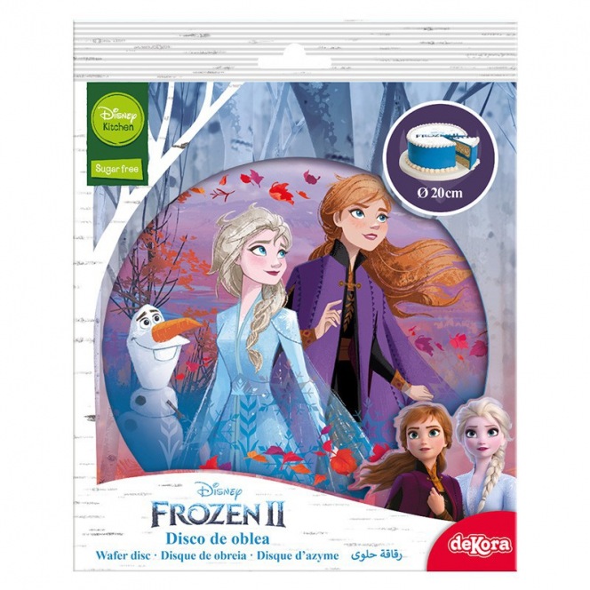 Edible Disc - Frozen II (theme 3) - Dekora