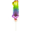 Cake topper ballon Chiffre 1 - 13 cm - Folat