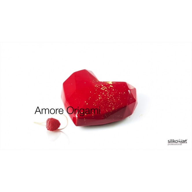 Moule en silicone - Amore Origami 600 - Silikomart