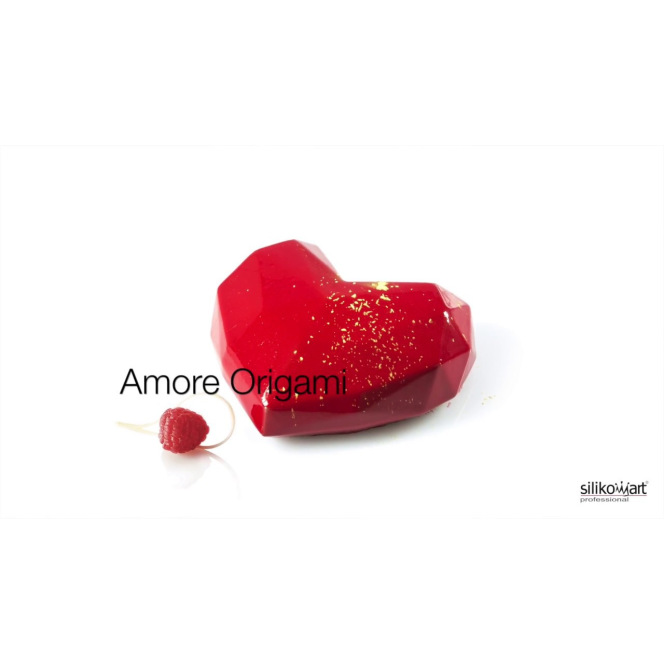 Moule en silicone - Amore Origami 600 - Silikomart