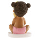 Baby Girl Figurine - Sitting - 10cm - Dekora