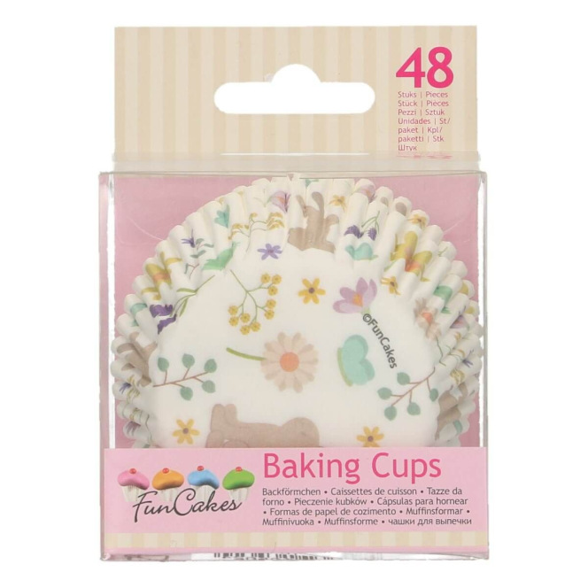 Baking Cups - Spring Animals - 48 pcs - FunCakes