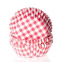 House of Marie Baking cups Gingham Red - pk/50