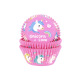 Caissettes à cupcakes Licorne Love - 50pc - HoM