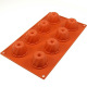 Silicone mold - 6 half spheres