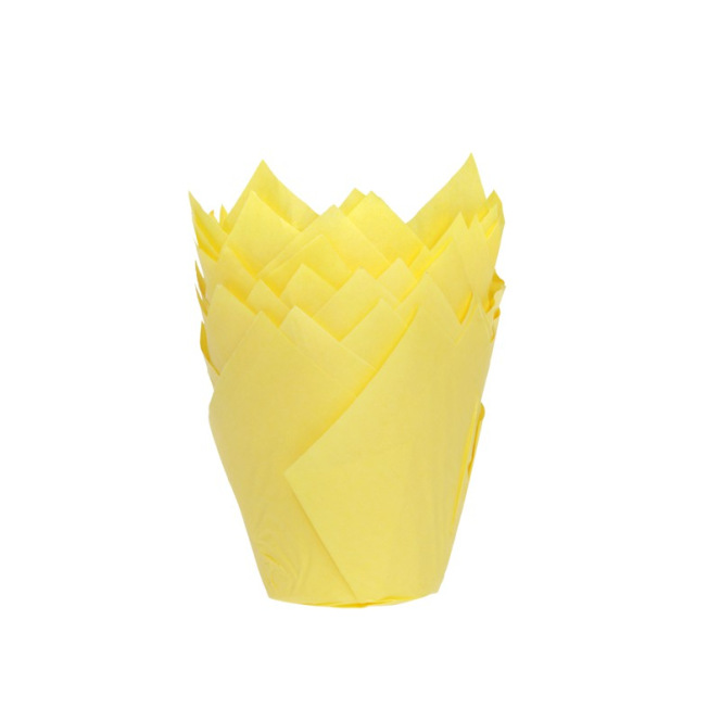 36 Caissettes à muffin - Tulipcup Jaune