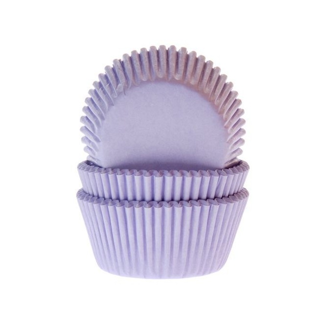 House of Marie Baking Cups Ster Blauw pk/50