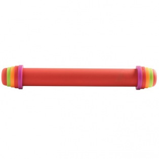 Non-Stick Silicone Rolling pin- 41cm adjustable thickness
