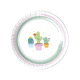 8 assiettes en carton - Cactus