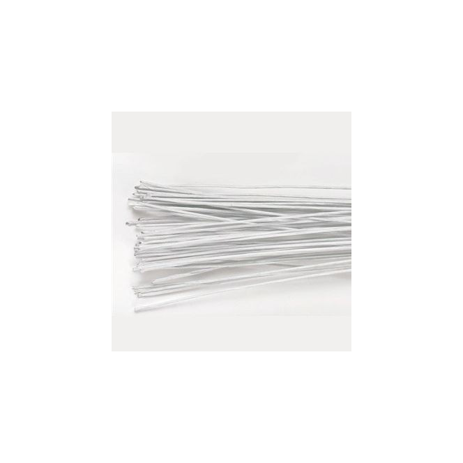 Floral Wire white set/50 - 18 gauge - Decora