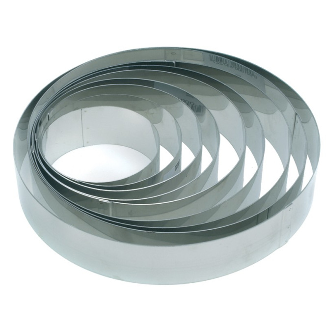 Cake Ring Stainless Steel - 6cmx12cm - Decora