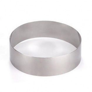 Cake Ring Stainless Steel dia22 x h 4,5cm Decora