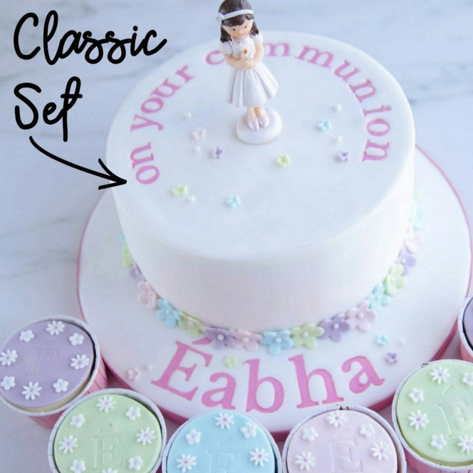 Sweet Stamp by Amy Cakes Embossing Set Letters & Numbers Classic