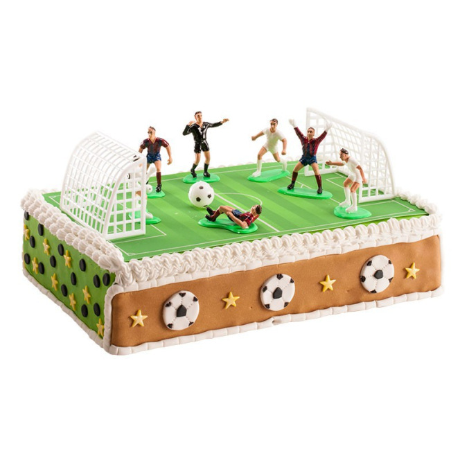 Dekora - Football Plastic Cake Decorating Kit - 5/6cm