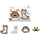 Decora - Footprint & Cat Cutters - 2 Pcs