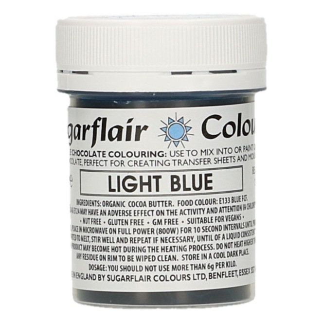 Sugarflair - Chocolate Colouring - Light Blue