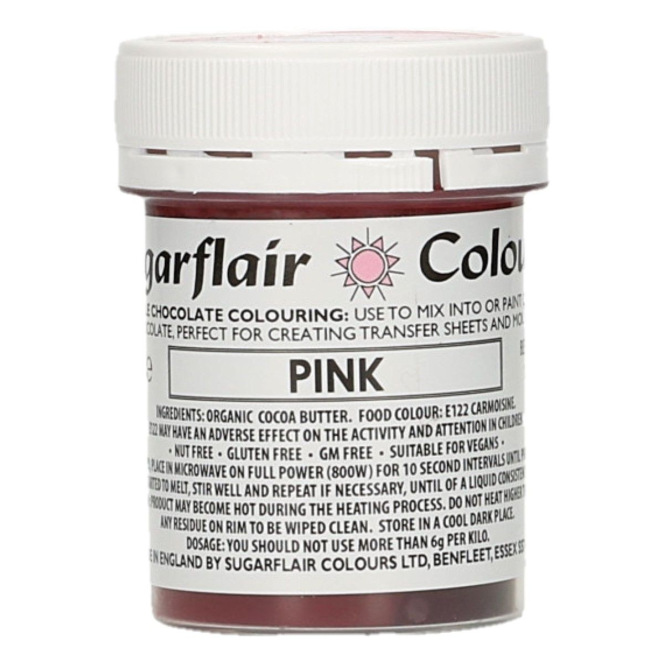 Sugarflair - Chocolate Colouring - Pink