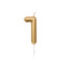 Rico Design Yey - Anniversary Candle - Golden n1