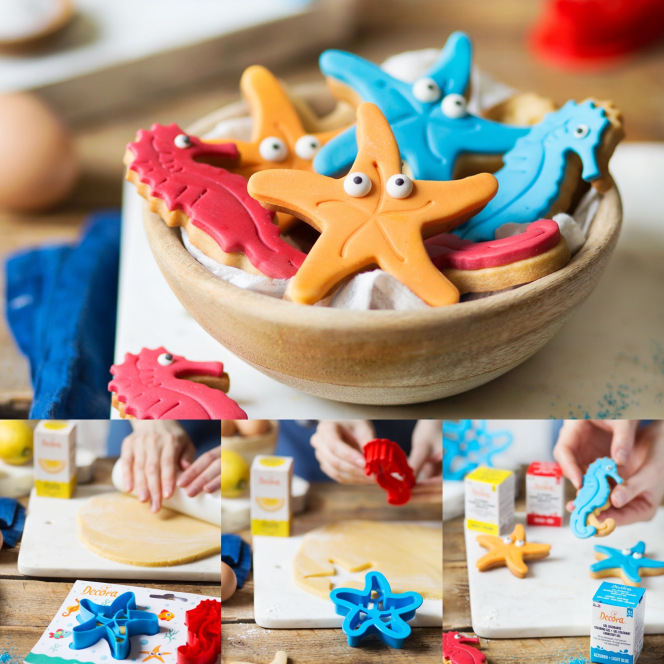 Starfish & Seahorse Cutters - Decora