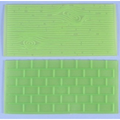 Tapis d'impression - Nervures d'arbres et Briques