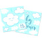 Serviettes bleues Baby Shower - 20pcs - Folat