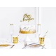 Cake Topper - Happy New Year - Goud