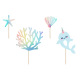 Cake Topper - Dauphin - 4pc - PartyDeco