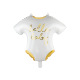 Foil balloon baby romper - Hello Baby - Blanc - Partydeco