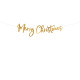 Banner - Merry Christmas - Goud - Partydeco