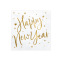 20 Napkins Happy New Year - Goud - PartyDeco