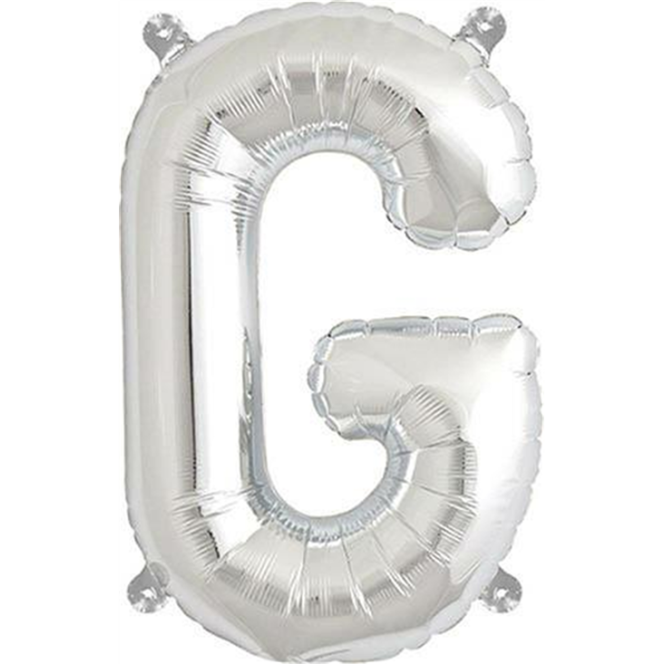 Foil Balloon - G - Silver - Rico Design