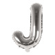 Foil Balloon - J - Silver - Rico Design