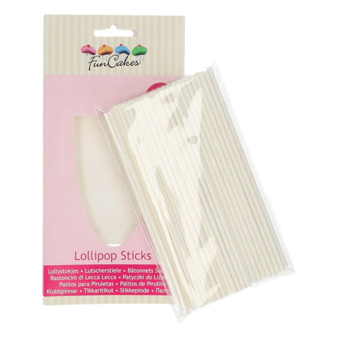 Lollipop Sticks - 15cm/50pk - Funcakes