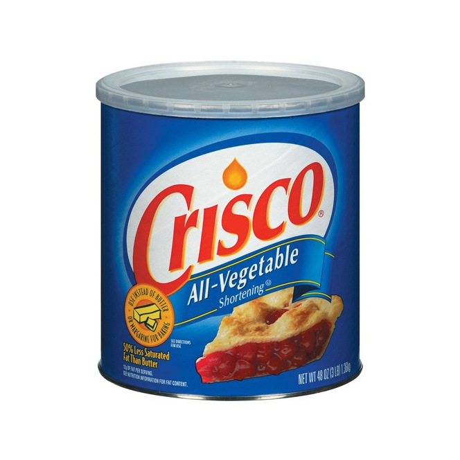 Crisco graisse végétale, ingrédient des cakes designers par excellence