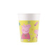 Papieren bekers - 200ml - Peppa Pig - Procos