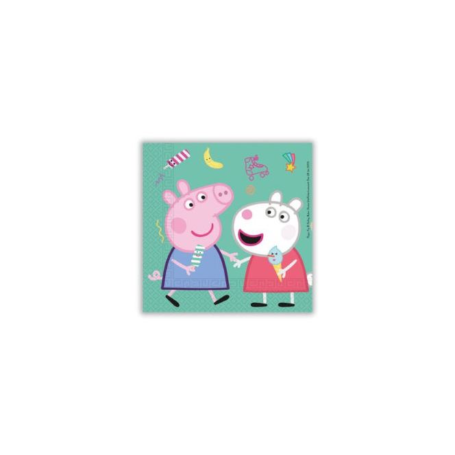 Peppa Pig Napkins - 20pcs - Procos