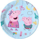 Assiettes en papier x8 - Peppa Pig - Procos