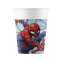 8 plastic cups - Spiderman Web-Warriors