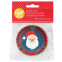 Caissettes à cupcakes - Père Noël bleu foncé- 75 pcs  Wilton