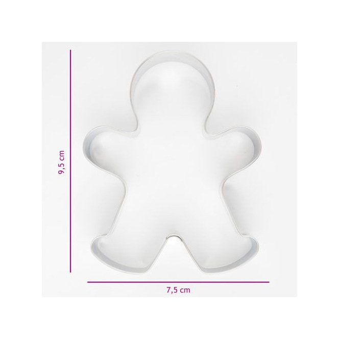 Cookie Cutter - Gingerbread man - 9,5cm - Patisse