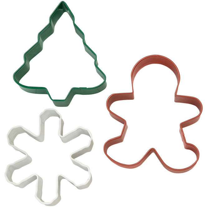 3 Cookie Cutters Gingerbread Man Wilton
